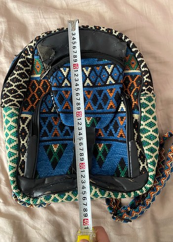 Bohem Çok Renkli Kadın Sırt Çantası - Görsel 8