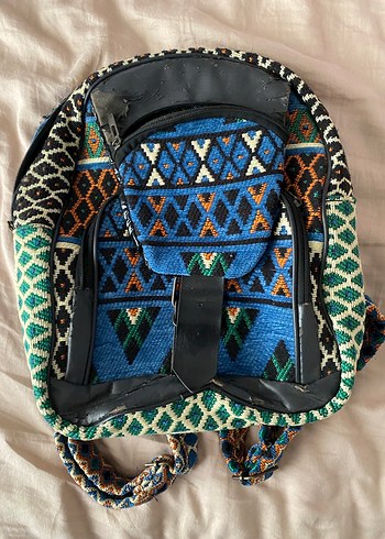 Bohem Çok Renkli Kadın Sırt Çantası - Görsel 6