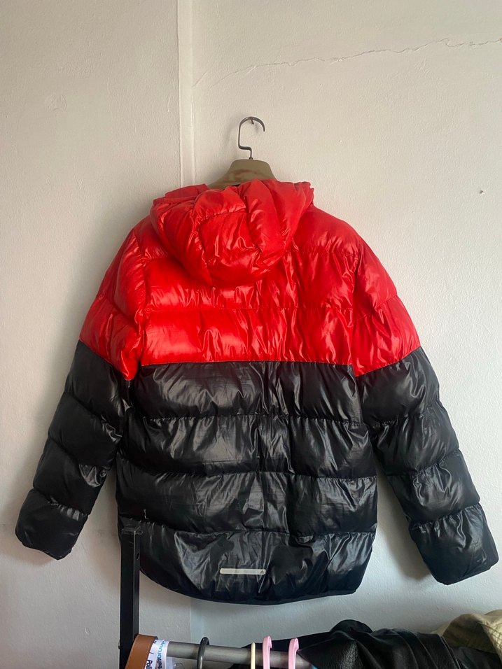 Adidas Kırmızı-Siyah Fermuarlı Kadın Kış Montu - Görsel 2