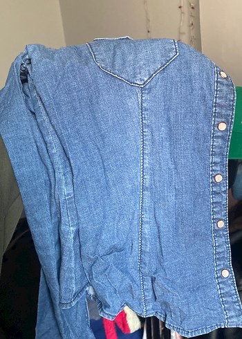 Mavi Kadın Denim Gömlek Uzun Kollu - Görsel 4