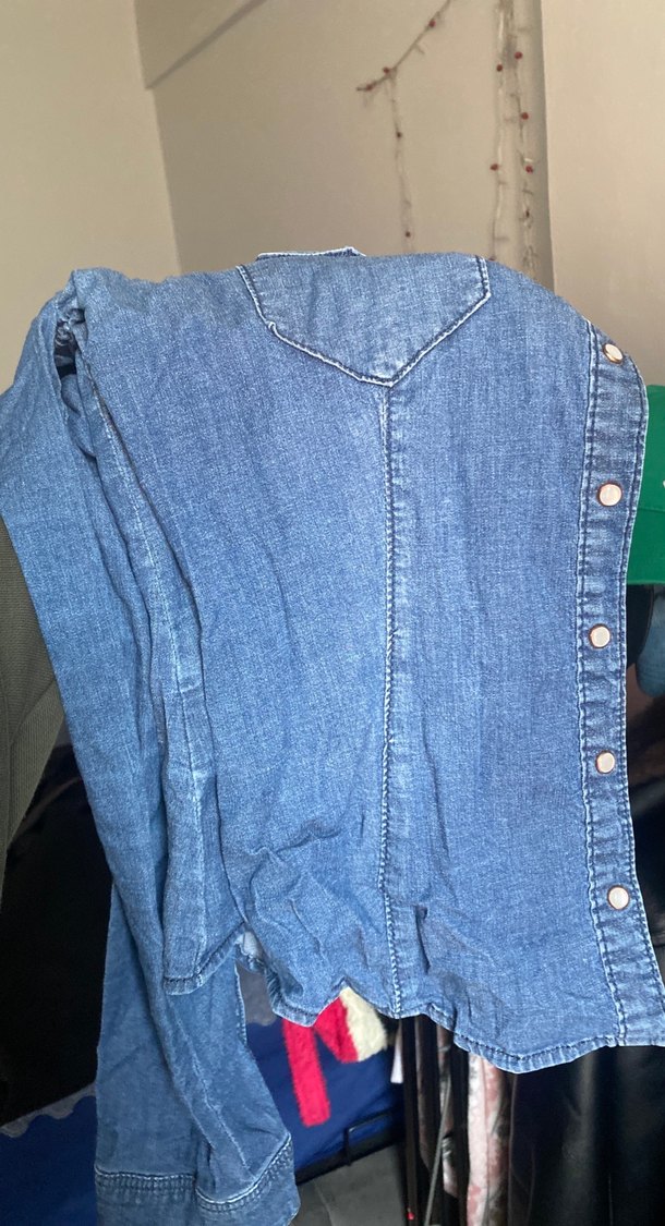 Mavi Kadın Denim Gömlek Uzun Kollu - Görsel 4