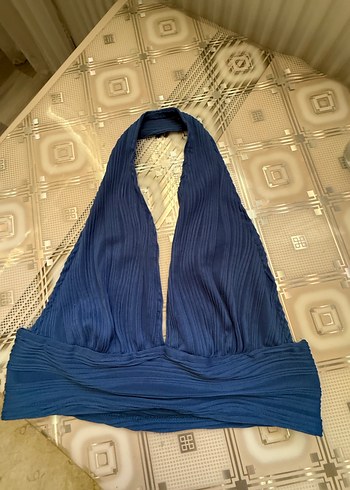 Beyaz Uzun Kollu Yarım Crop Top - Görsel 4