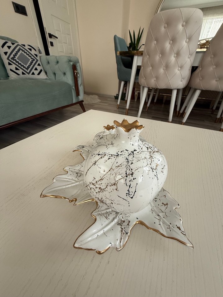 Beyaz ve Gri Nar Figürleri Seti - Görsel 4