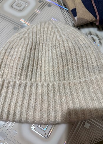 Bej Örgü Kadın Bere - Görsel 4