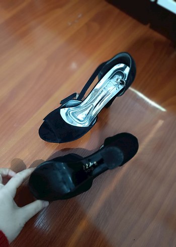 Sarı Rugan Stiletto Platform Topuklu Kadın Ayakkabı - Görsel 3