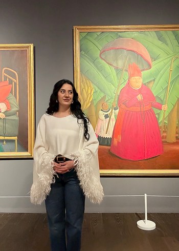 TRİKO KOLLARI VOLANLI BLUZ - Görsel 5