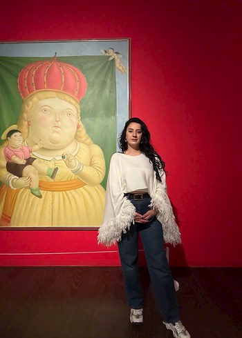 TRİKO KOLLARI VOLANLI BLUZ - Görsel 8