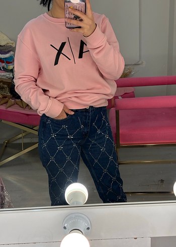 TAŞ Detaylı  Kadın yüksekbel MOM Jean - Görsel 7