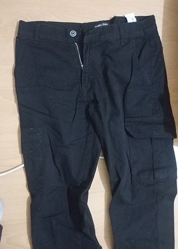Siyah kargo Erkek  Pantolon - Görsel 2