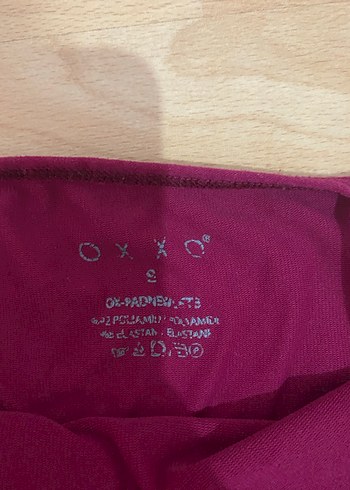 Bordo V Yakalı Kadın crop - Görsel 2