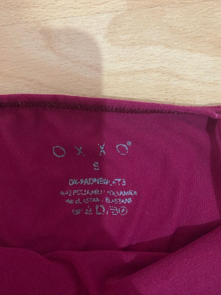 Bordo V Yakalı Kadın crop - Görsel 2