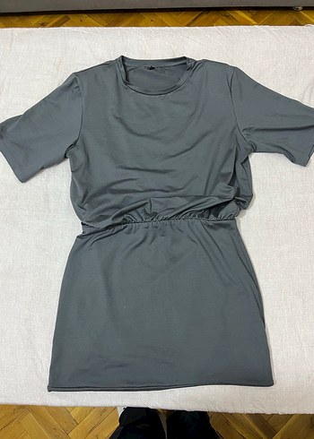 Gri Mini Etek, Normcore Stil, İnce Kesim - Görsel 3