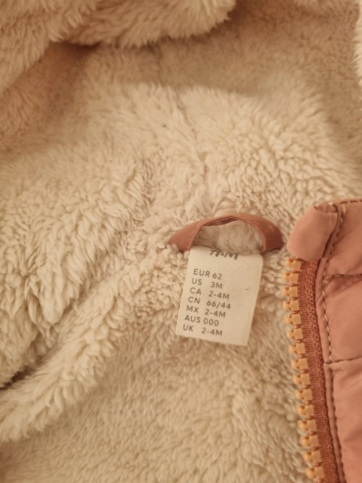 Kahverengi Kürklü Bebek Kız Tulumu - Görsel 2