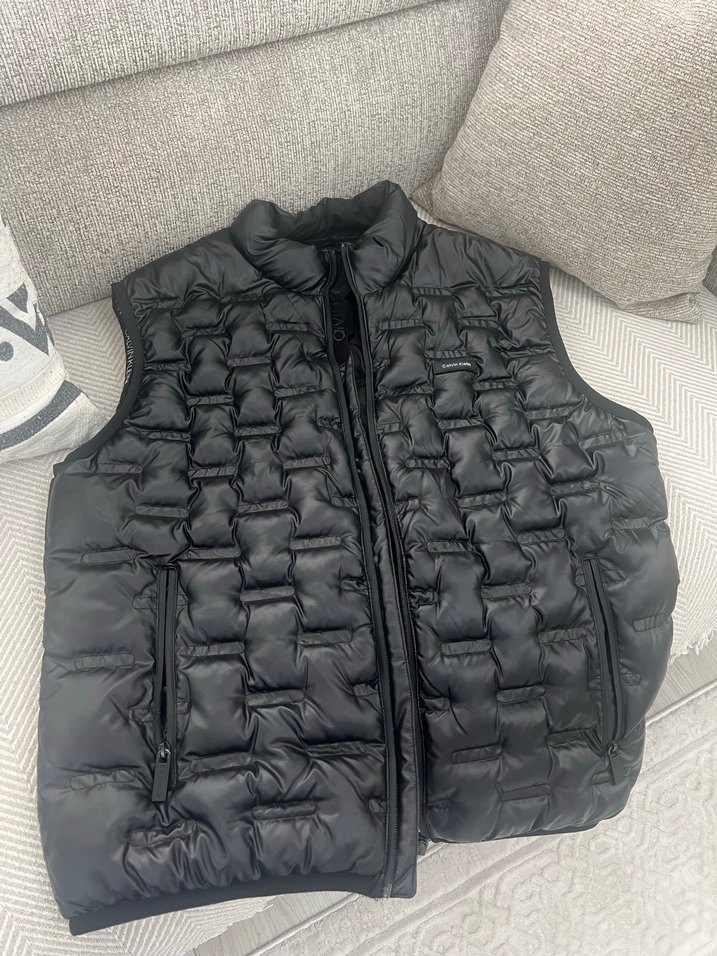 Orjinal Fermuarlı Siyah Erkek Şişme Yelek - Görsel 4