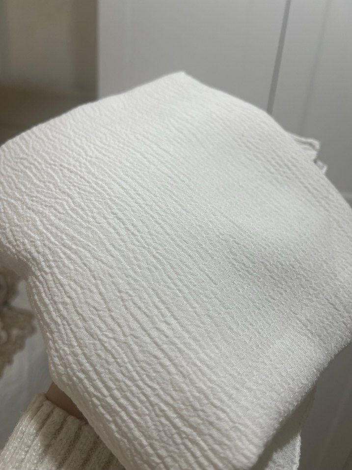 Beyaz bürümcük şal - Görsel 3