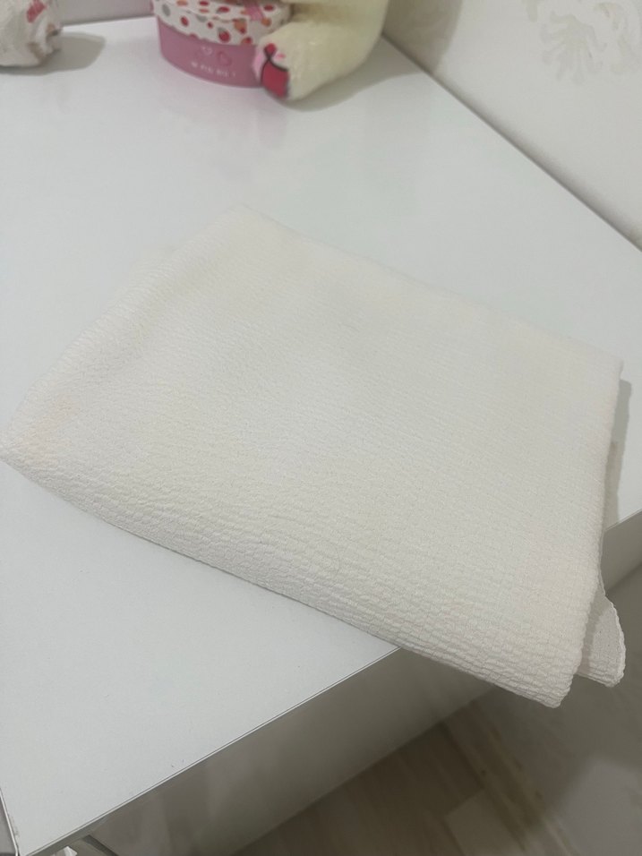 Beyaz bürümcük şal - Görsel 2