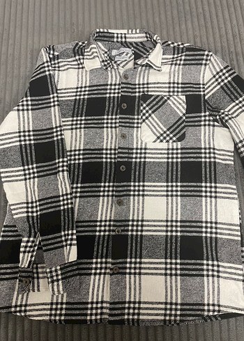 Gri Ekose Pamuk Erkek Gömlek - Görsel 4