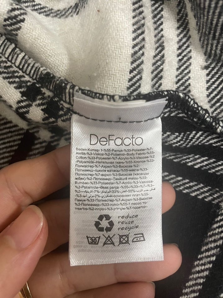 Gri Ekose Pamuk Erkek Gömlek - Görsel 3