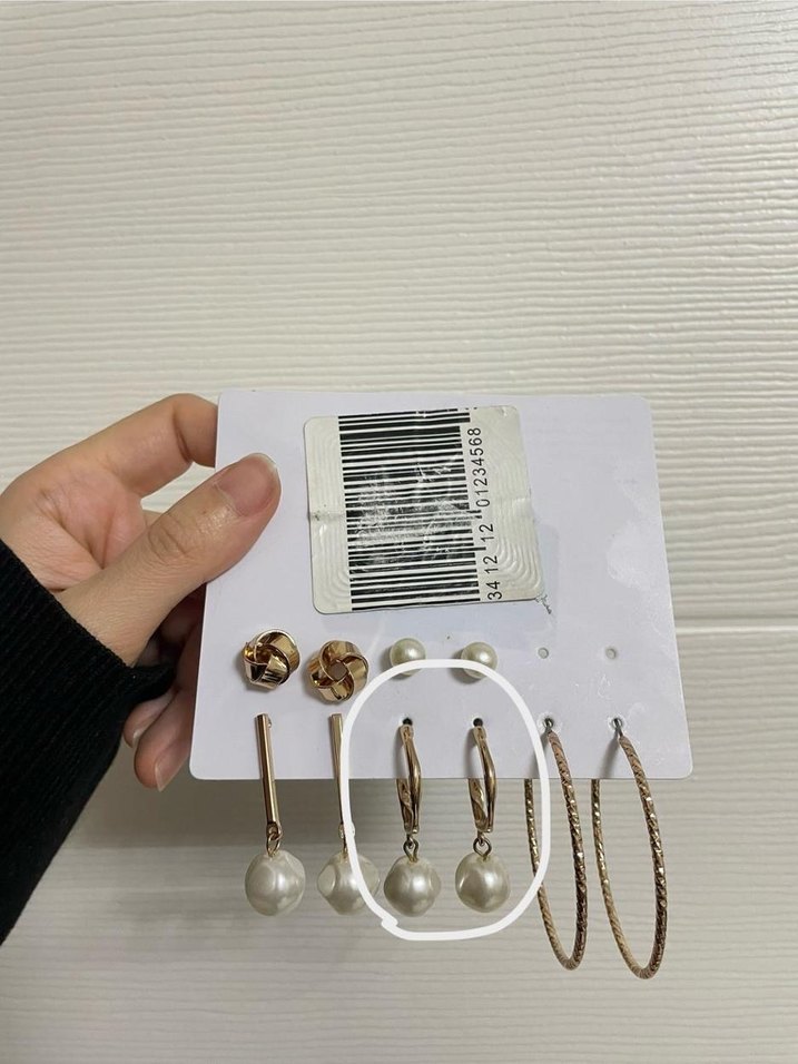 Koton incili küpe seti - Görsel 2