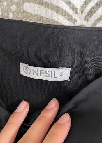 Siyah Saten Mini Abiye Elbise - Görsel 3