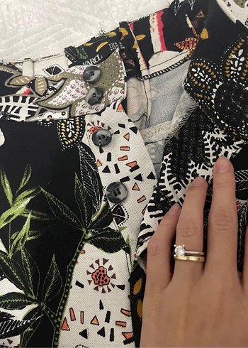 Karol marka çiçekli bol pantolon - Görsel 3