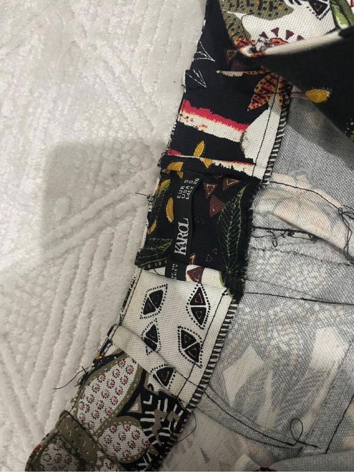 Karol marka çiçekli bol pantolon - Görsel 4