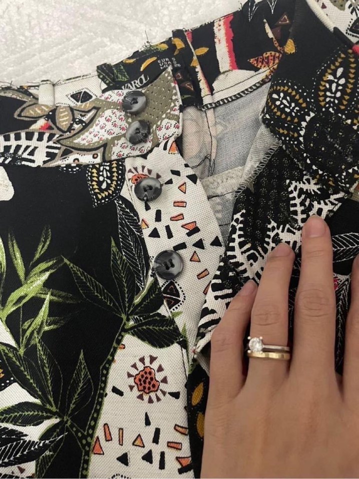 Karol marka çiçekli bol pantolon - Görsel 3