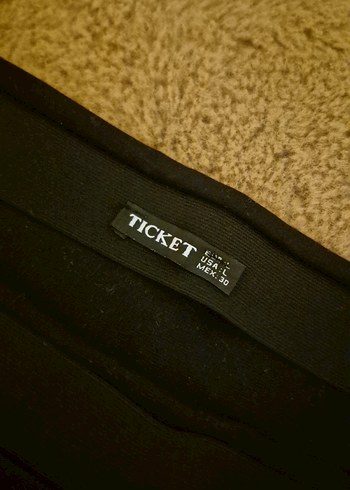 Deri Kuşaklı Siyah Midi Hamile Etek - Görsel 3