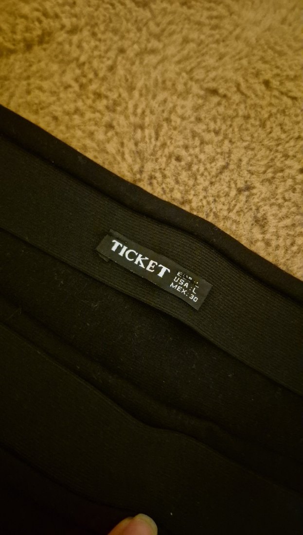 Deri Kuşaklı Siyah Midi Hamile Etek - Görsel 3