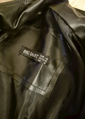 Deriden Siyah Nakışlı Biker Ceket - Görsel 10