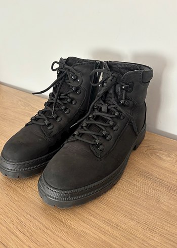 Erkek Siyah Minimalist Kauçuk Bot - Görsel 3