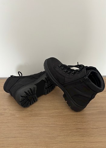 Erkek Siyah Minimalist Kauçuk Bot - Görsel 6