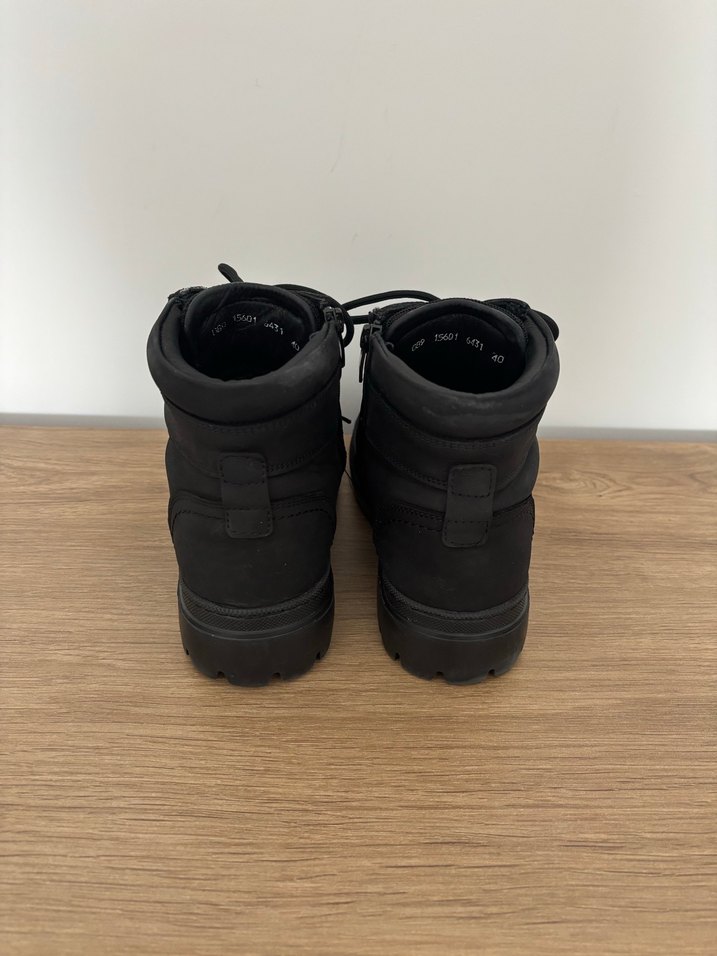 Erkek Siyah Minimalist Kauçuk Bot - Görsel 5