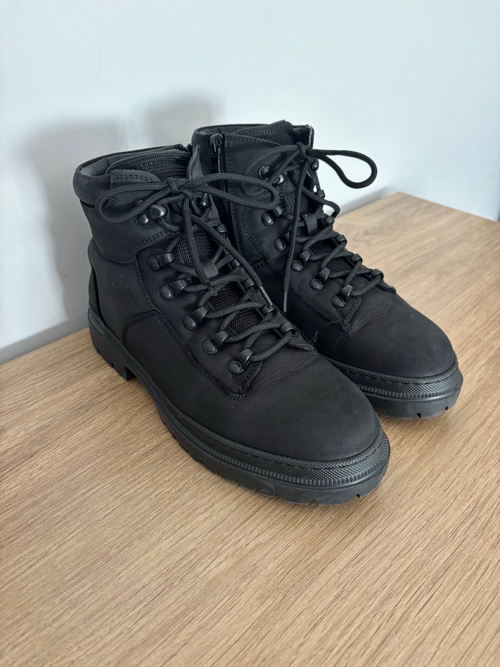 Erkek Siyah Minimalist Kauçuk Bot - Görsel 2