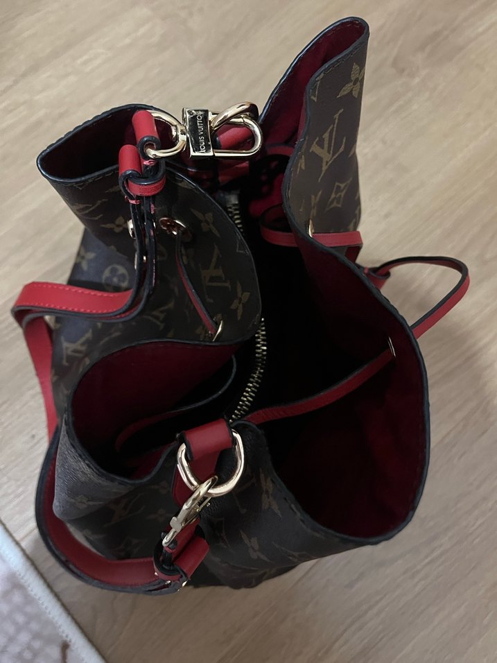 Bordo Deri Tokalı Kadın Çanta - Görsel 3