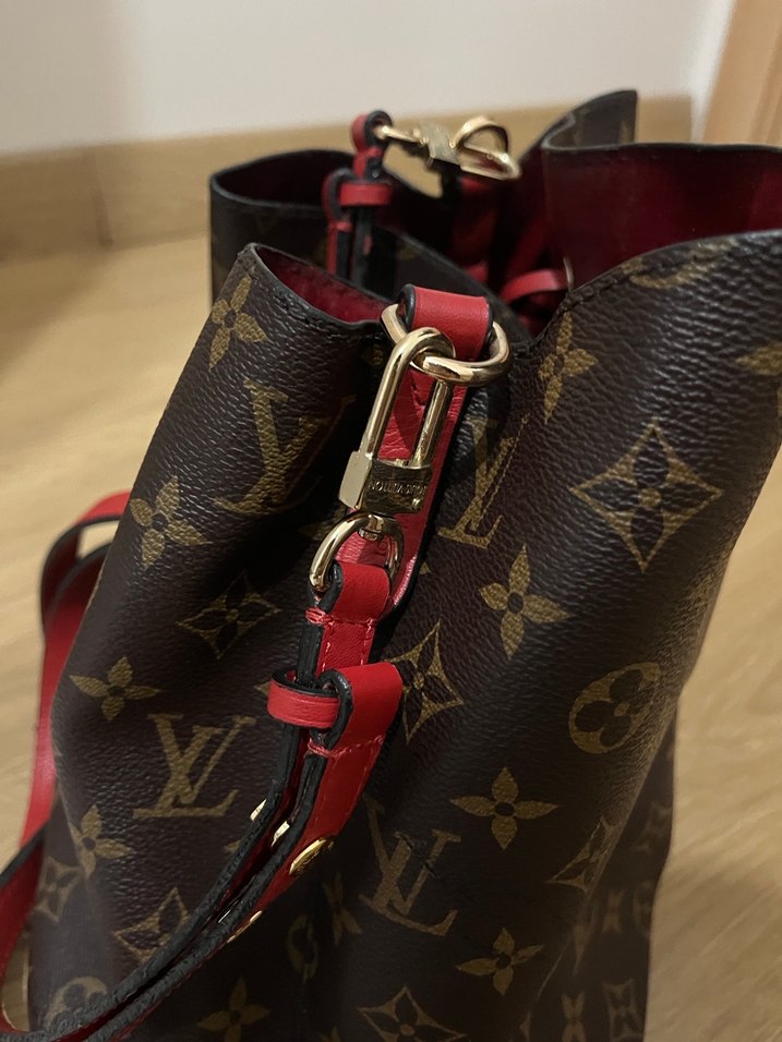 Bordo Deri Tokalı Kadın Çanta - Görsel 4