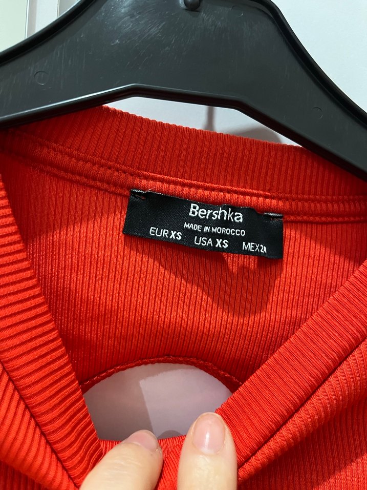 Parlak Kırmızı Uzun Kollu Kadın Kazak - Görsel 4