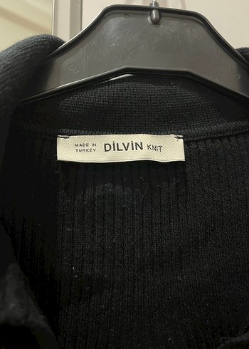 Siyah V Yaka Triko Kadın Bluz - Görsel 3