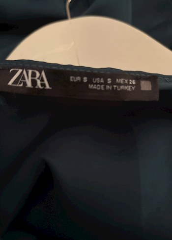 Yesil V Yakalı Midi Elbise - Görsel 3