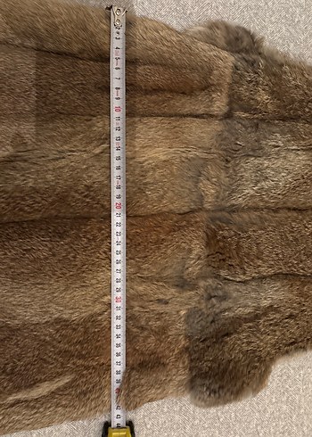 Kürklü Kahverengi  Kadın Yelek - Görsel 7