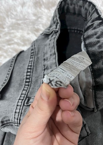 Gri Kadın Kot Pantolon, - Görsel 2