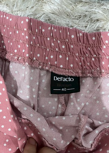 Puantiyeli Pembe Mini  şort  ve büstiyer - Görsel 3