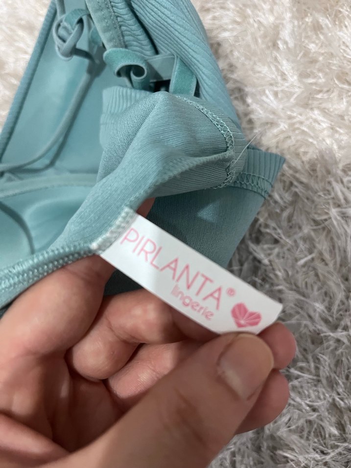 Puantiyeli Pembe Mini  şort  ve büstiyer - Görsel 2