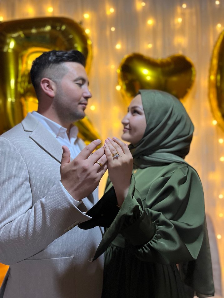 Uzun Kollu Haki uzun tesettür elbise Elbise - Görsel 3