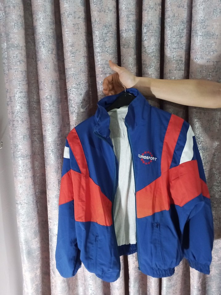 Erkek  Renkli Fermuarlı Sweatshirt - Görsel 3