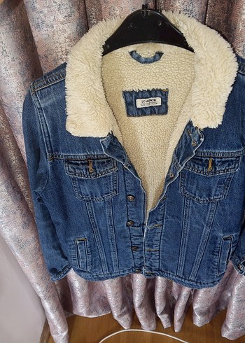 erkek çocuk mavi kot Ceket - Görsel 3