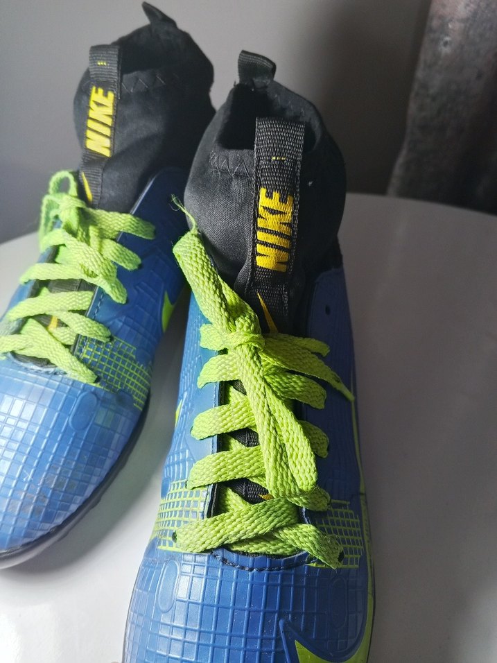 Nike mercuriel Erkek Mavi Spor Ayakkabı Velcro Bağcıklı - Görsel 2