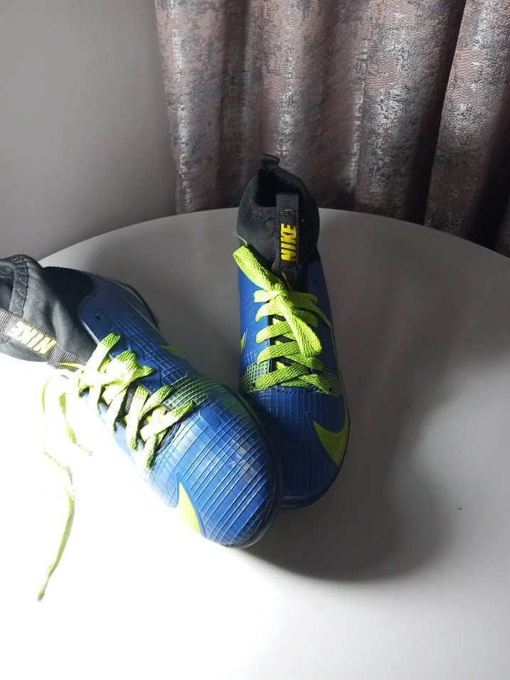 Nike mercuriel Erkek Mavi Spor Ayakkabı Velcro Bağcıklı - Görsel 3