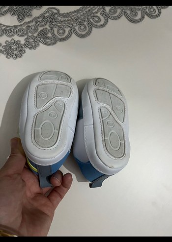 Gri Beyaz Erkek Bebek İlk Adım Ayakkabısı - Görsel 4