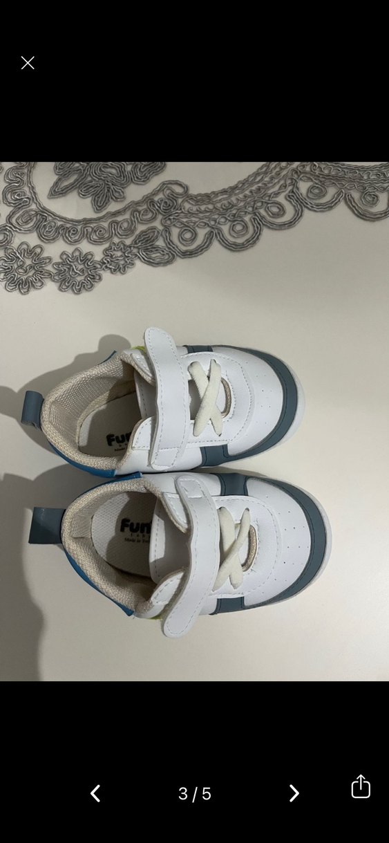 Gri Beyaz Erkek Bebek İlk Adım Ayakkabısı - Görsel 3